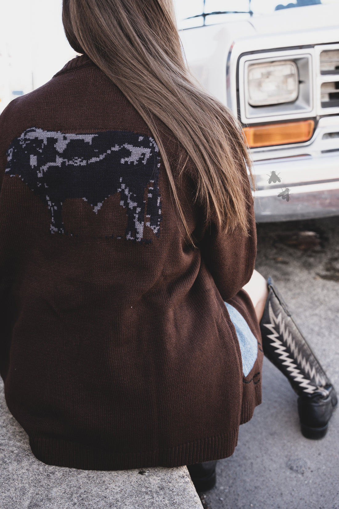 Cattle Babe Angus Cardigan