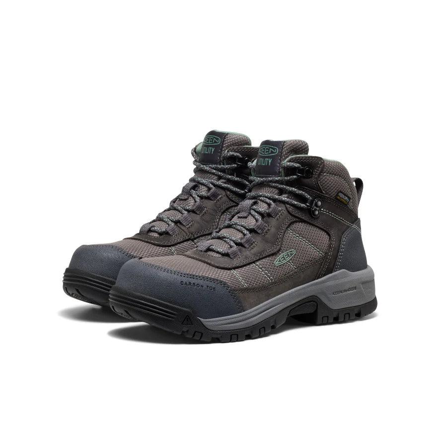Keen Women's Skokie Waterproof Work Boot (Carbon Toe)