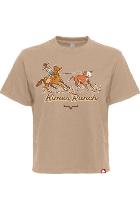 Kimes Lucky B Roper Tee Tan