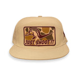 Just Shoot It Khaki Hat