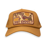 Just Shoot It Caramel Hat