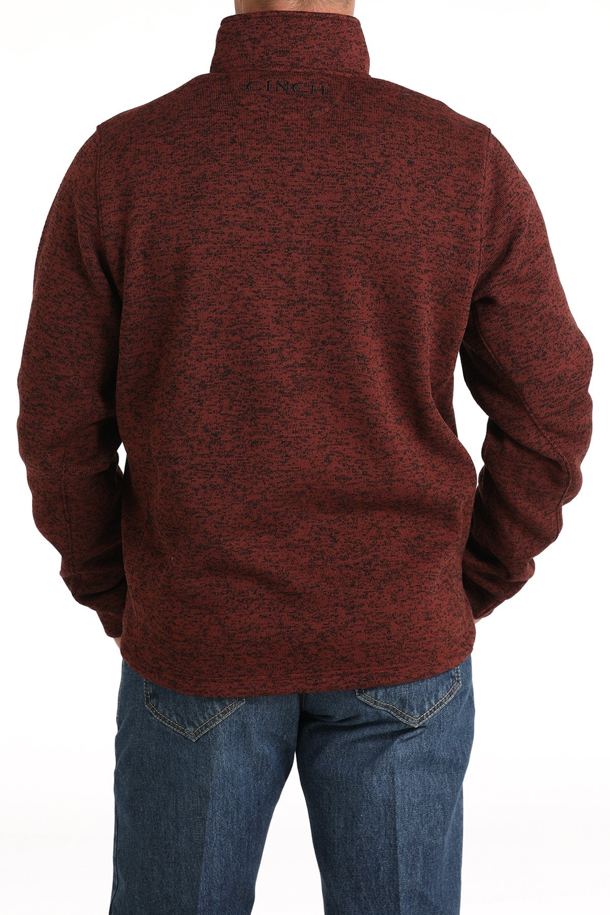 Cinch Sweater Men's Burgundy Pullover