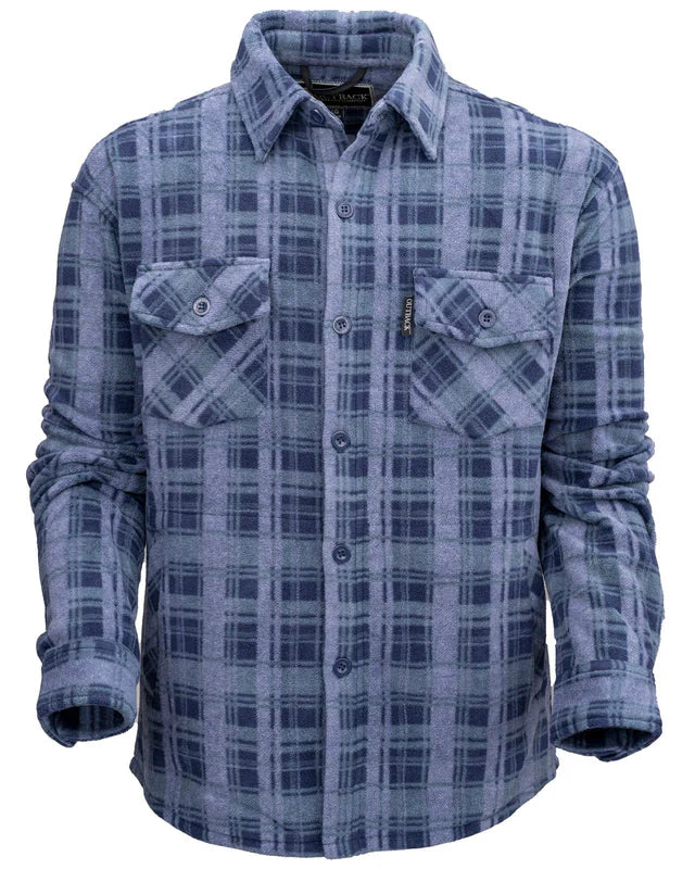 Chad Button Up Fleece Big Shirt