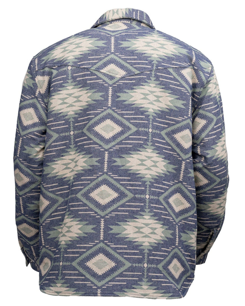 Ronan Blue Aztec Jacket