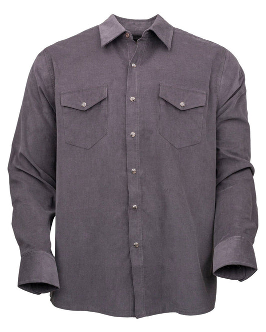 Bryce Charcoal Corduroy Men's Shirt