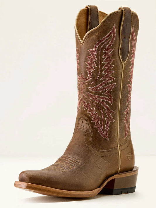 Ariat Womens Futurity Flash Western Boot Totally Tan