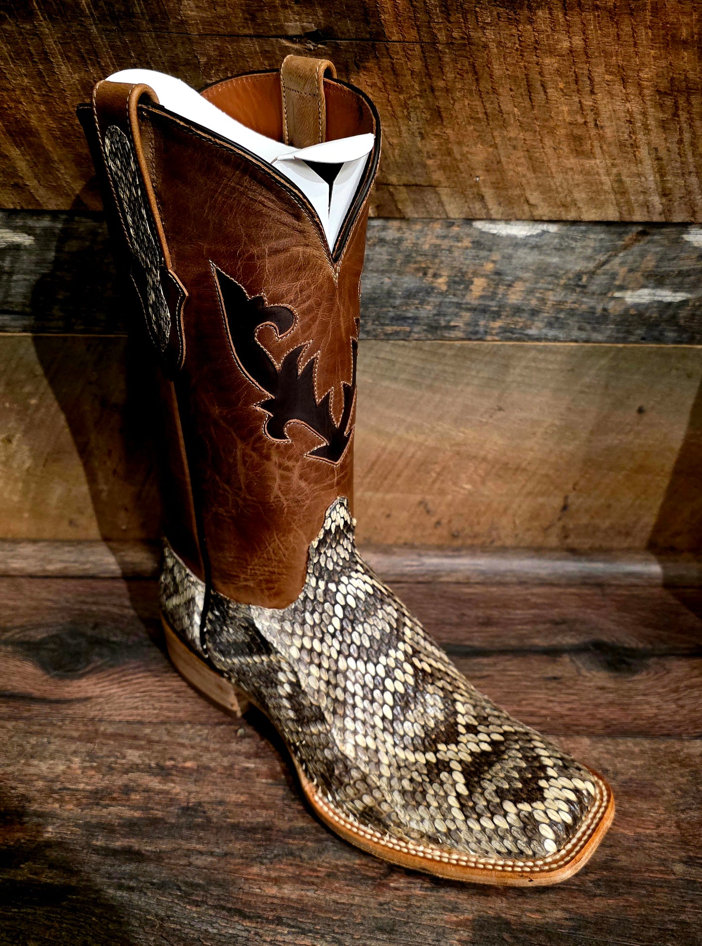 Black Jack Diamondback Rattle Snake Boots