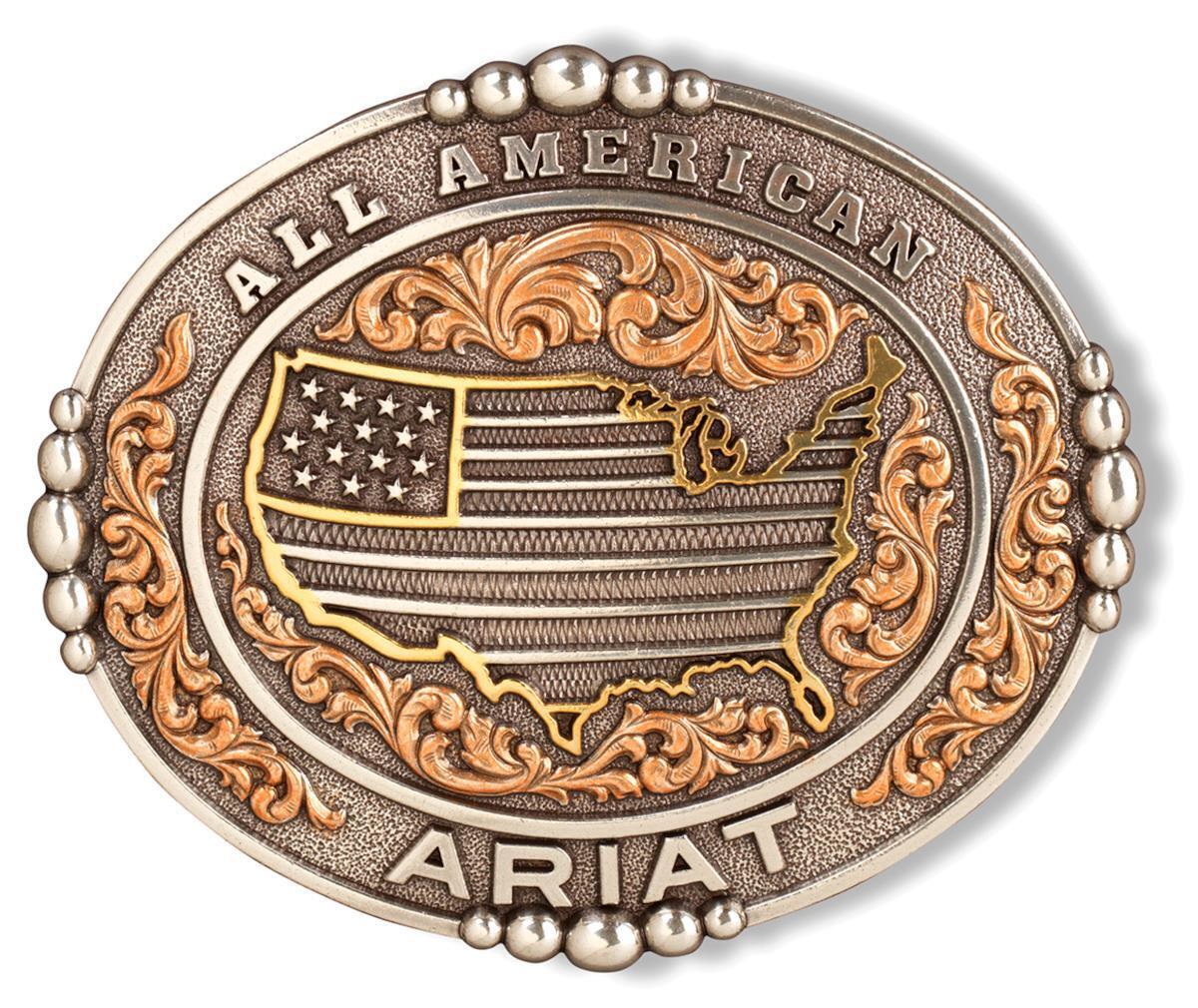 Ariat All American Logo Belt Buckle