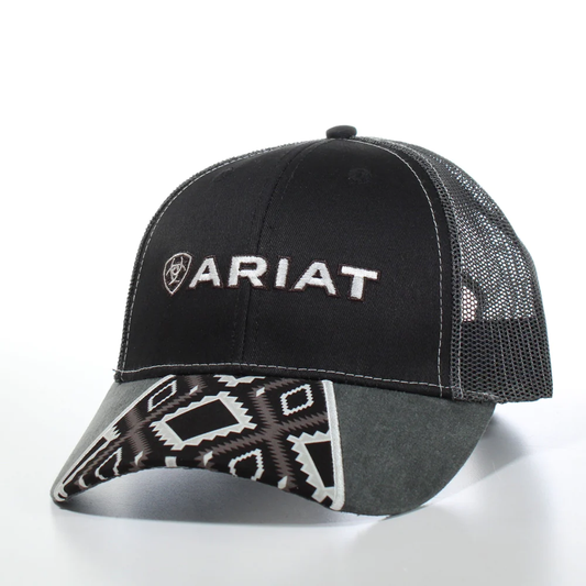 Ariat Black/Grey Southwest Hat