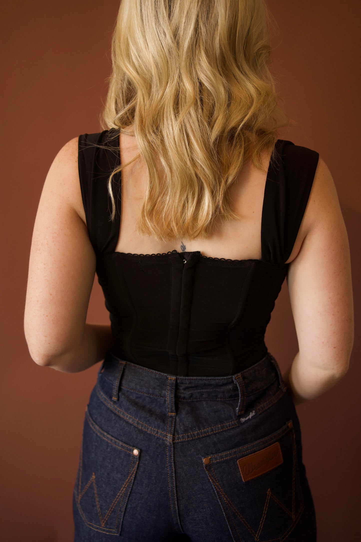 Elara Corset Top Black