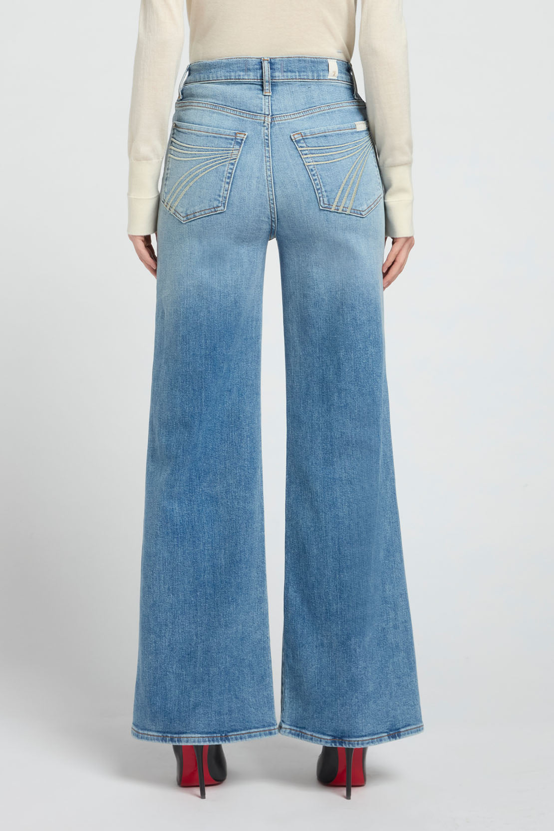 7 For All Mankind Ultra High Rise Jo Sky Blue