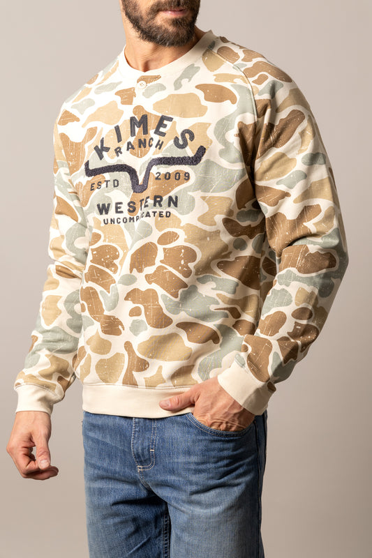 Kimes Reeves Desert Camo Men's Sweatshirt
