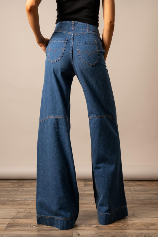 Kimes Sofie Indigo Wide Leg