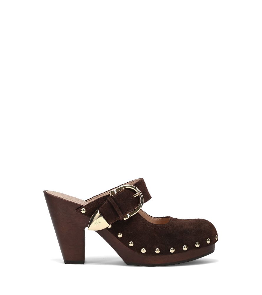 Frye Cindy Buckle Clog