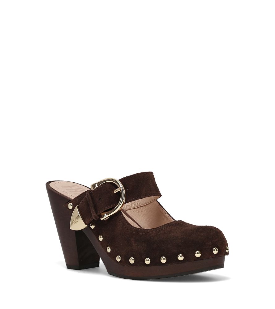 Frye Cindy Buckle Clog