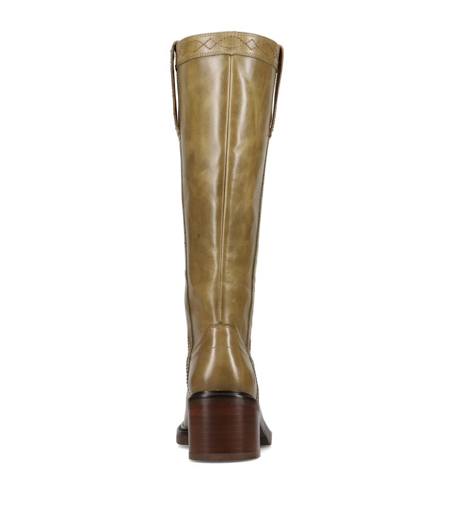 Frye Kate Pull On Olive Boots