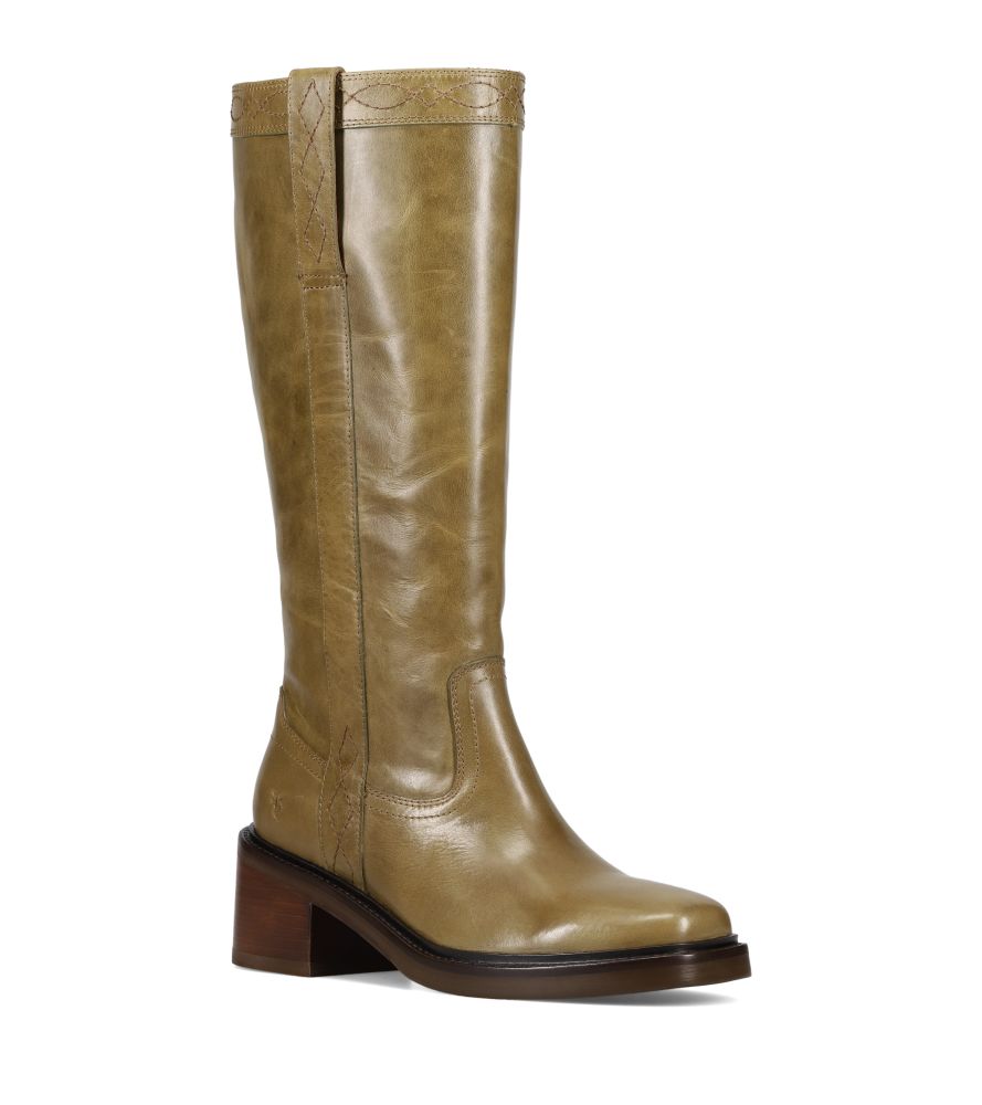 Frye Kate Pull On Olive Boots