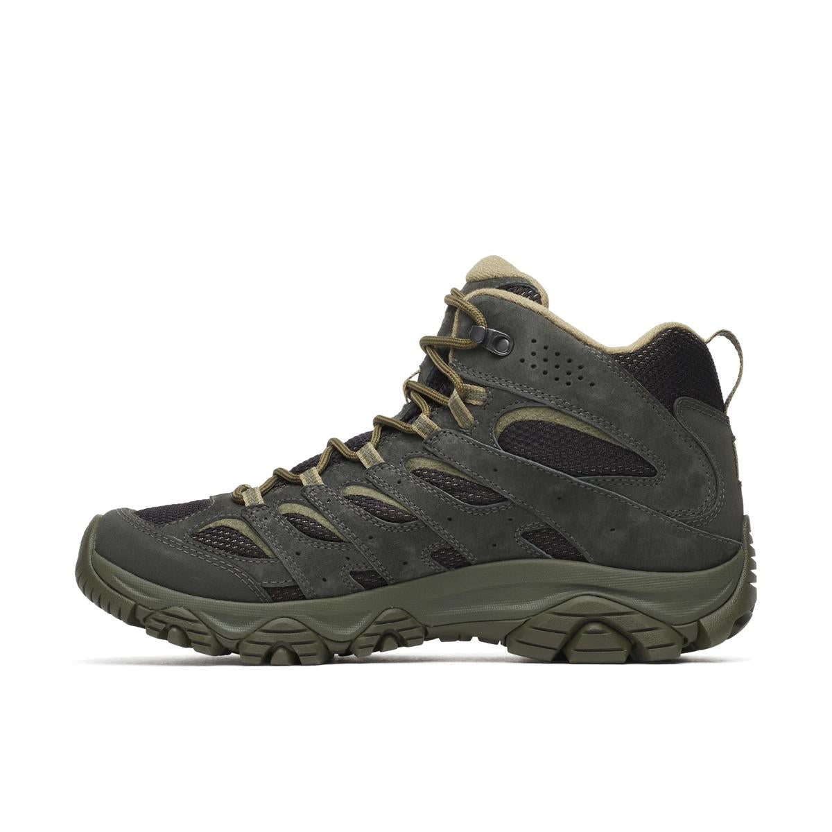 Merrell Mens Moab 3 Mid Waterproof Black