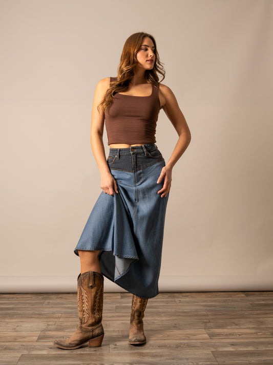 Kimes Ladonna Denim Skirt