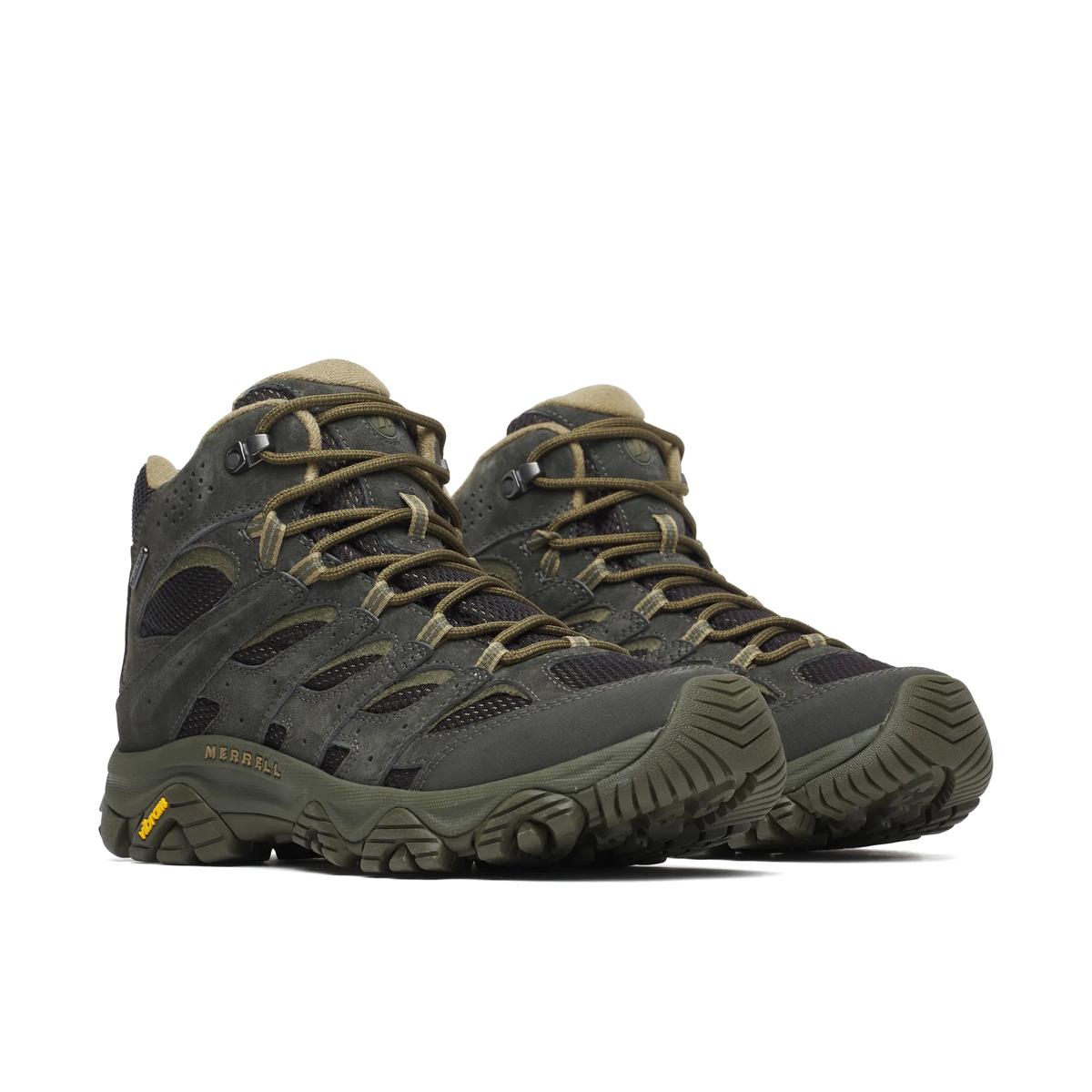 Merrell Mens Moab 3 Mid Waterproof Black