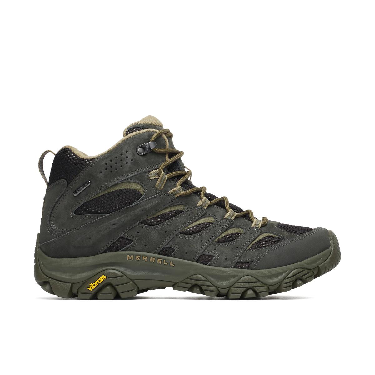 Merrell Mens Moab 3 Mid Waterproof Black