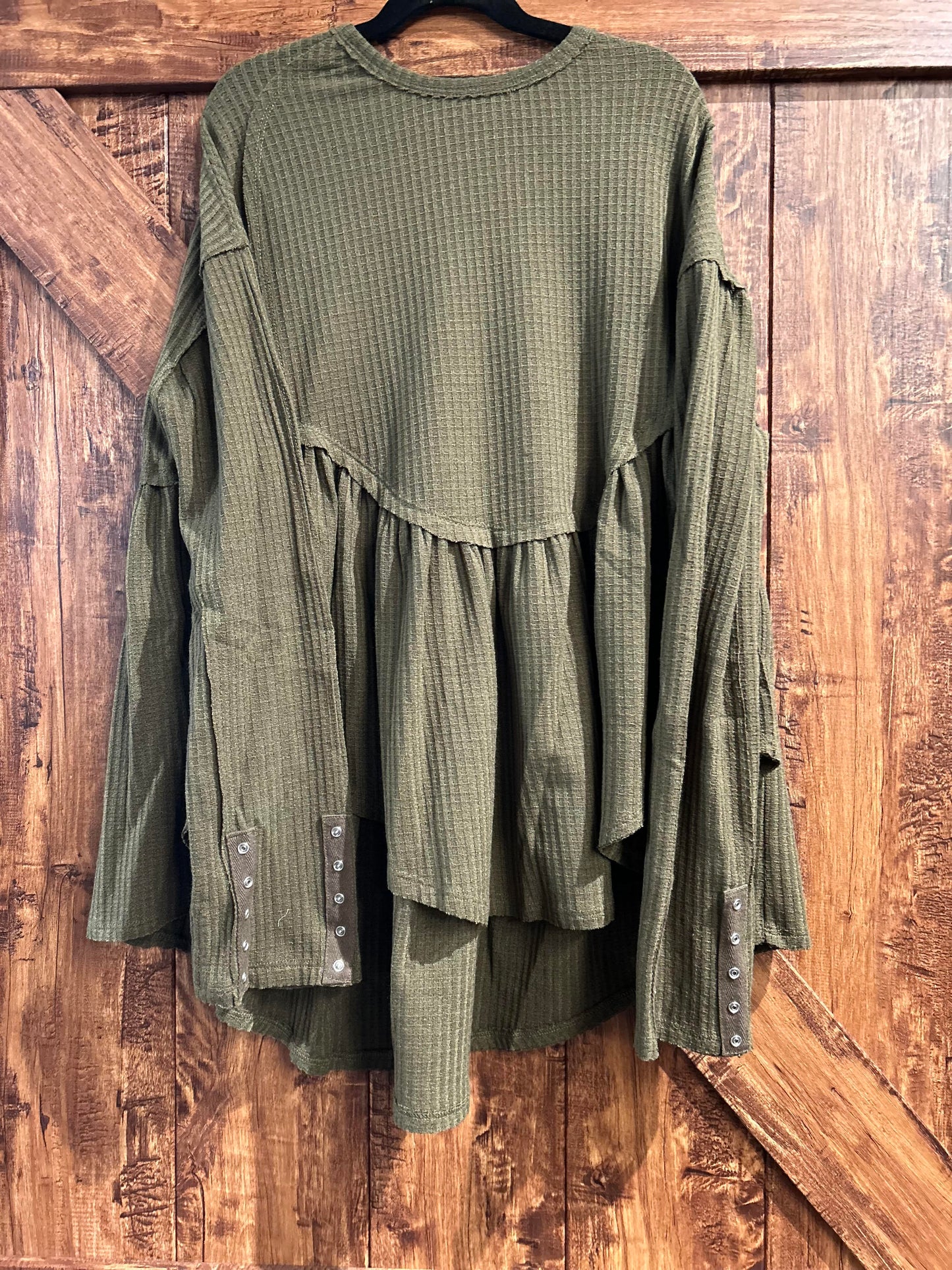 Baby Doll Top -Olive