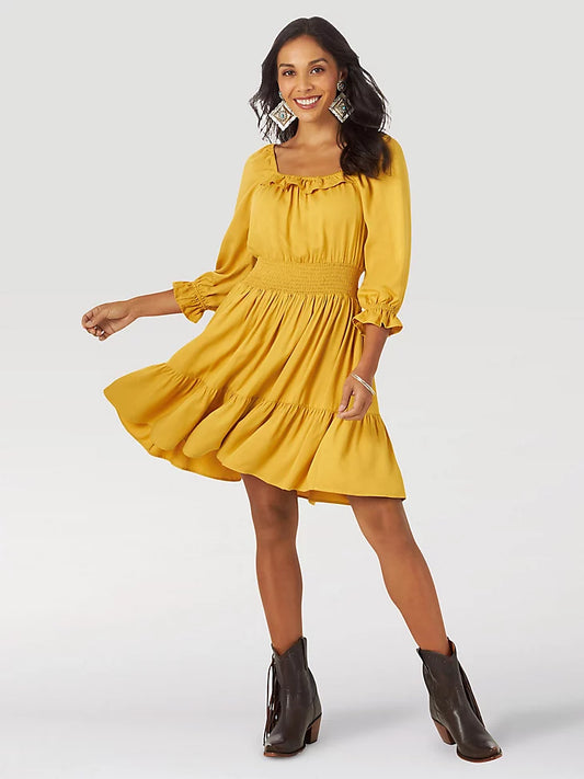 Marigold Wrangler Retro Women's Dress