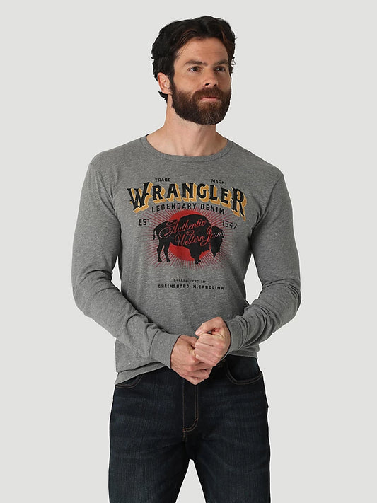 Sale ✨Wrangler Heritage Men's Long Sleeve T-Shirt