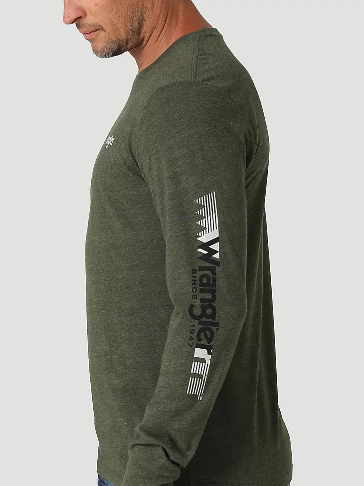 Racing Wrangler Logo Long Sleeve T-Shirt