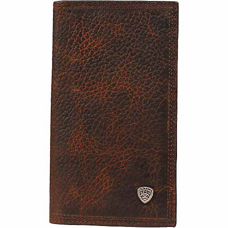Ariat Men's Distressed Brown Leather Rodeo Wallet