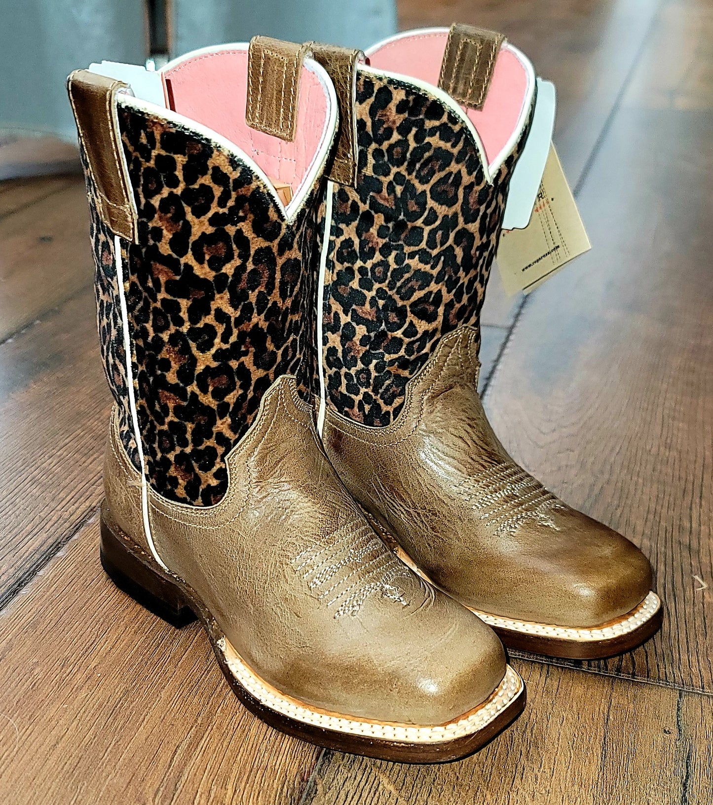 Little Cowgals Cheetah Boots