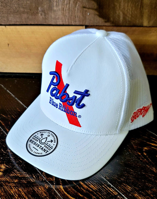 Hooey Pabst Blue Ribbon White Trucker