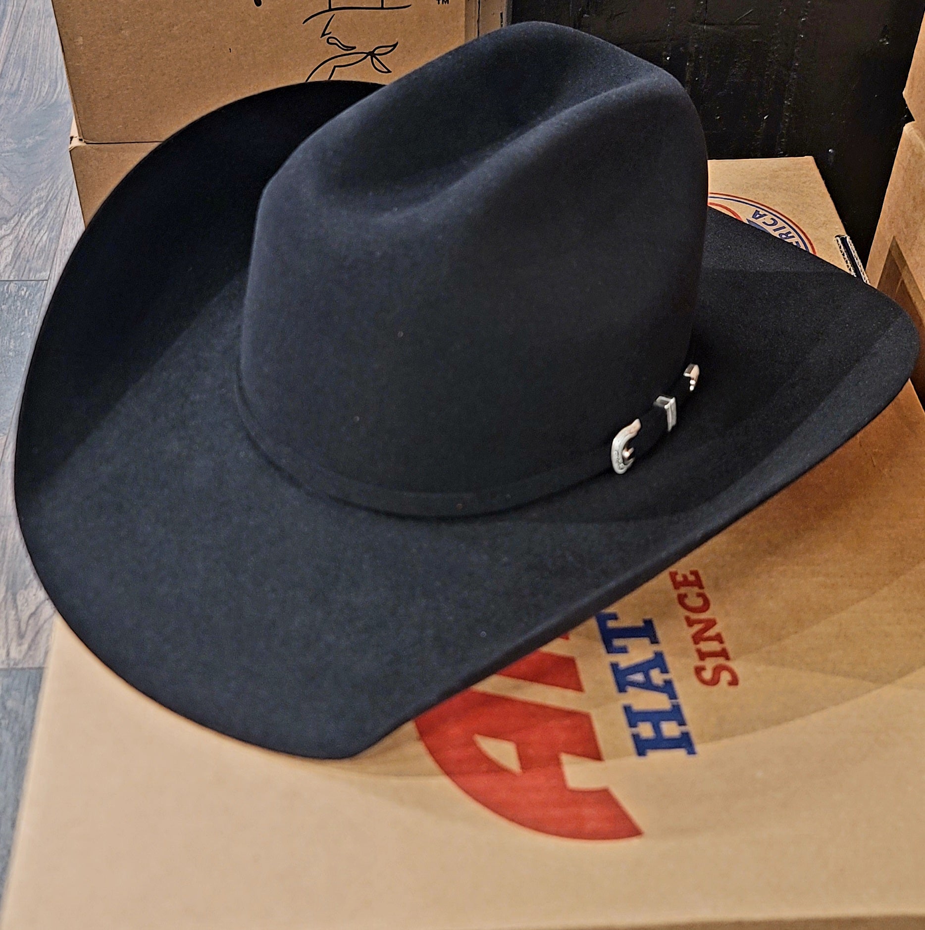American Hat Co 7X Black – Wiseman’s Western