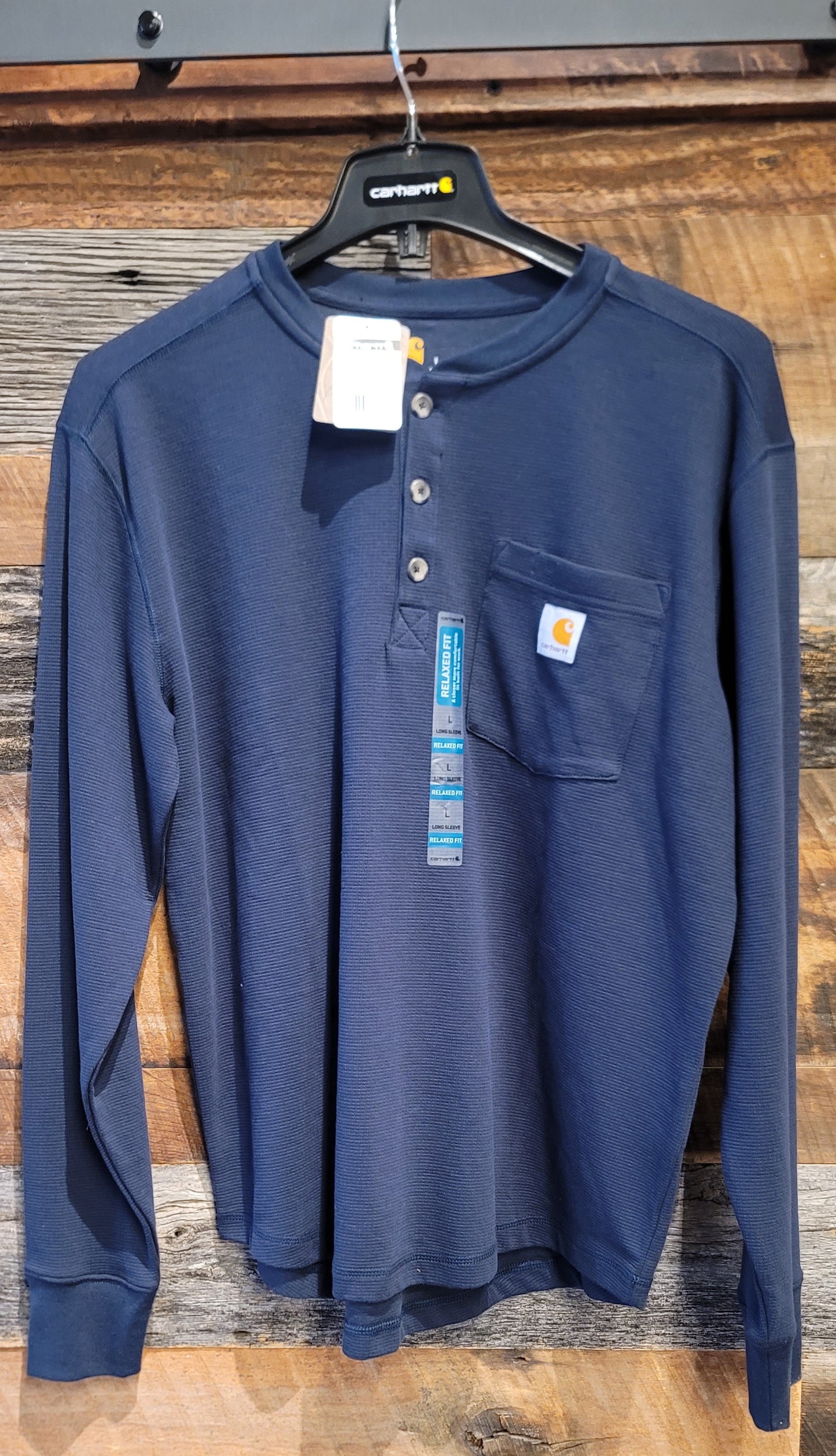 Almost Gone✨ Carhartt Thermal Henley Navy