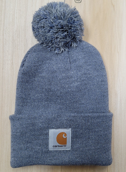 Carhartt Knit Cuffed Pom-Pom Beanie