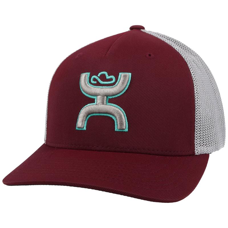 Hooey Coach Maroon FlexFit Cap