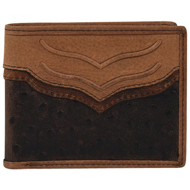 Tony Lama bi-fold ostrich wallet
