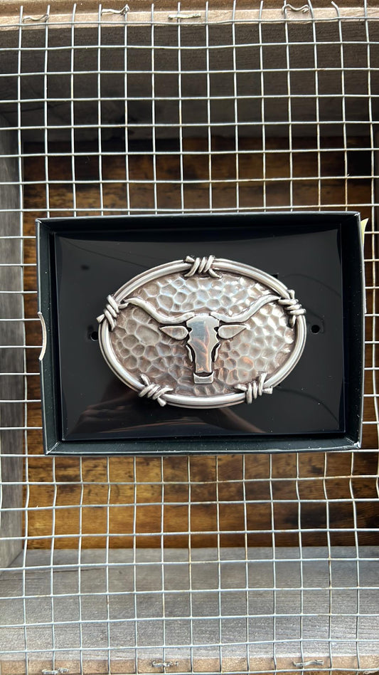 The Longhorn Ariat Belt Buckle