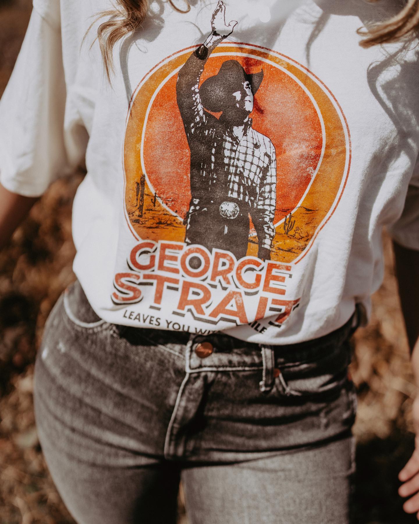 Wrangler George Strait Boxy Cropped T-Shirt