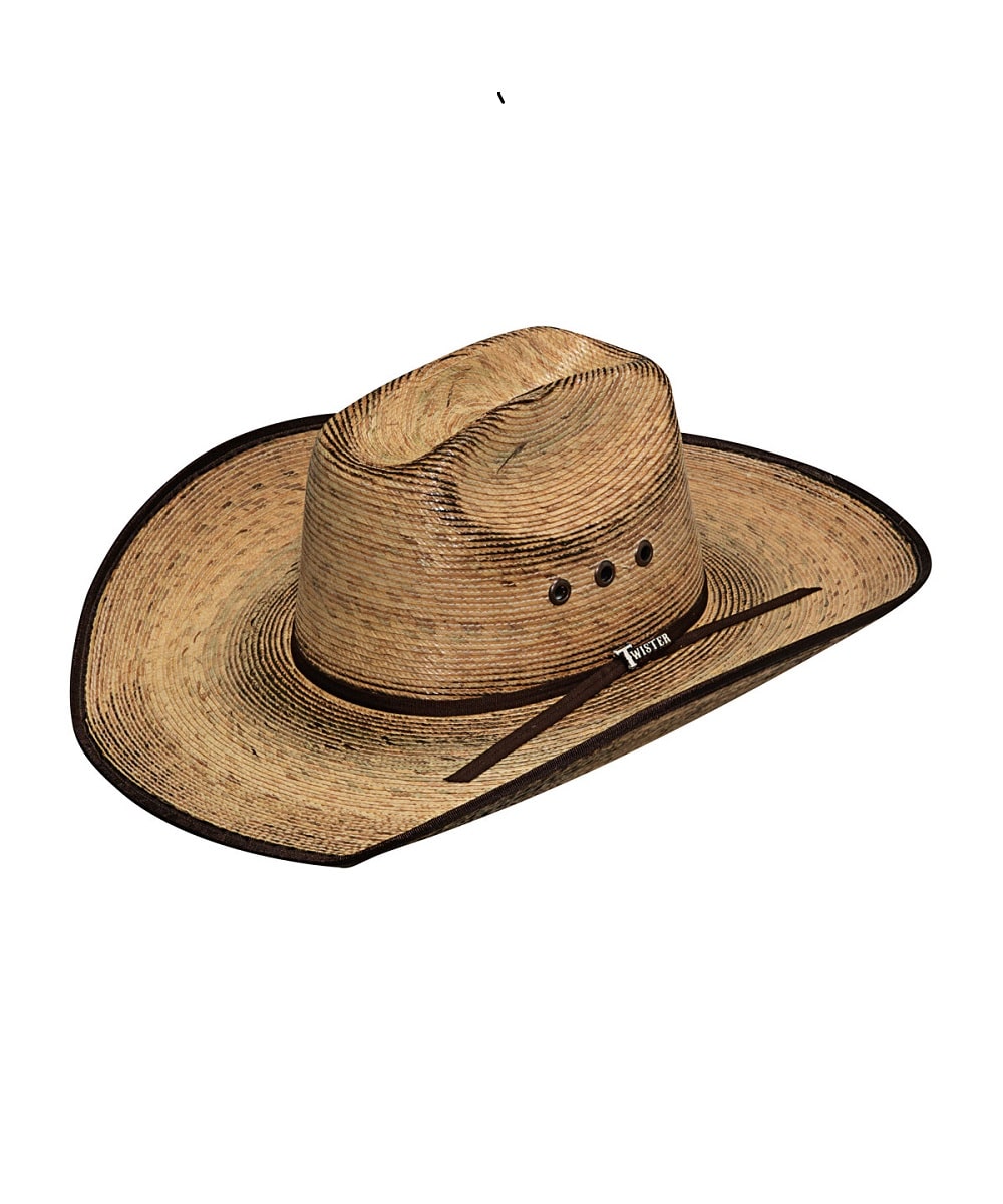 Fired Palm Alamo Straw Hat