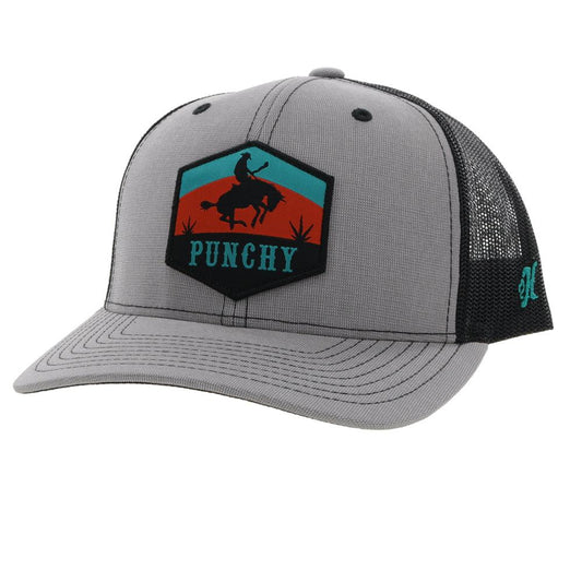 Punchy Grey/Black Hat