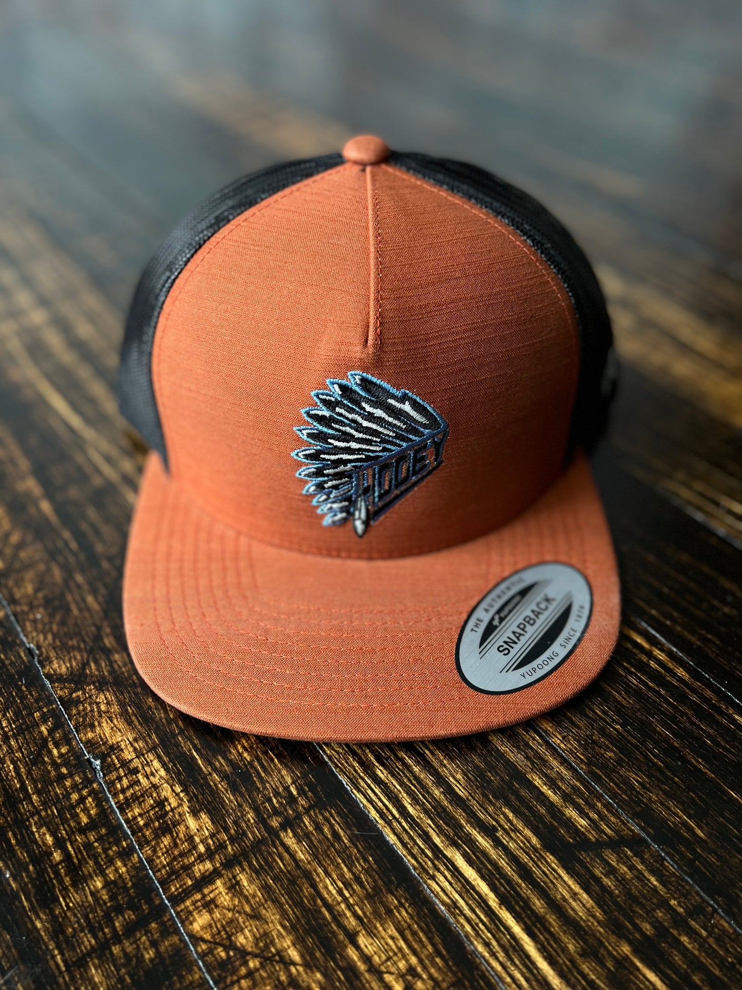 Dakota Orange/Black Hooey Hat