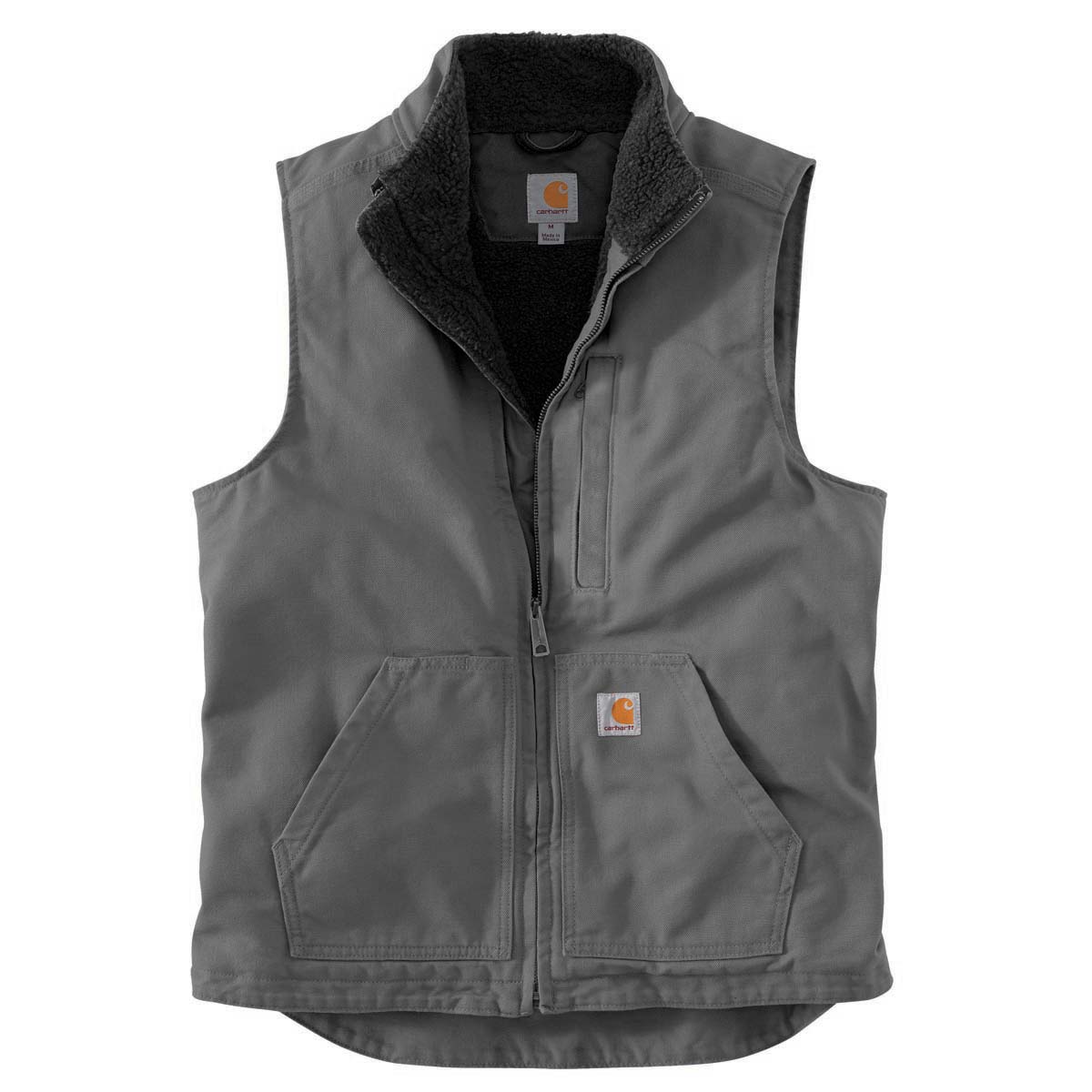 Carhartt Mock-Neck Sherpa Vest Dark Brown 104277