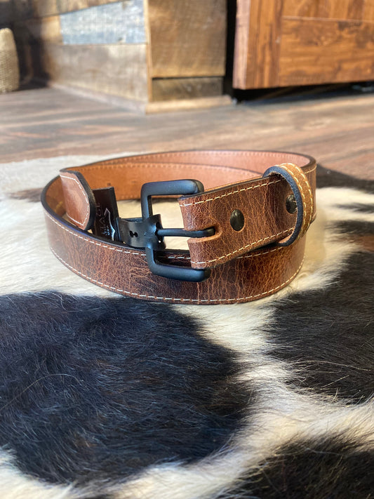 Heritage Leathers USA Distressed Leather Belt