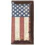 M&F rustic flag rodeo wallet