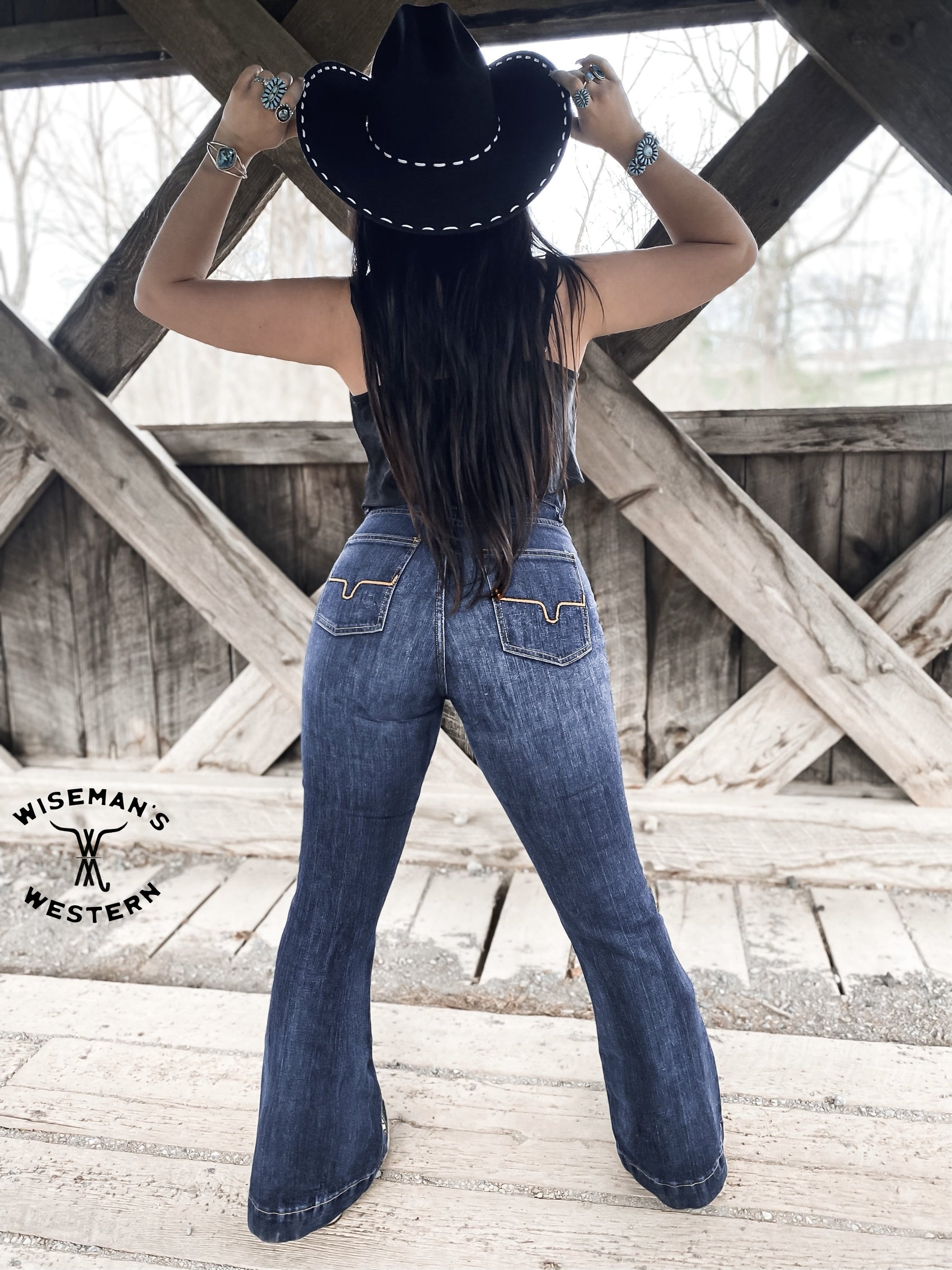 Kimes Ranch Jennifer Dark High Rise Trouser – Wiseman's Western