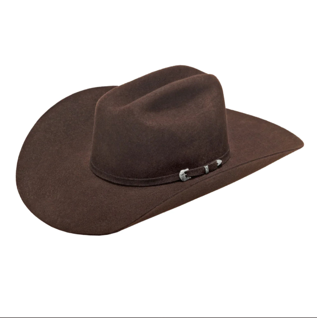 Ariat Mens 3X Felt Hat - Chocolate