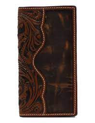 M&F hand tooled rodeo wallet