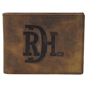 Red Dirt Hat Co Bifold Wallet Distressed