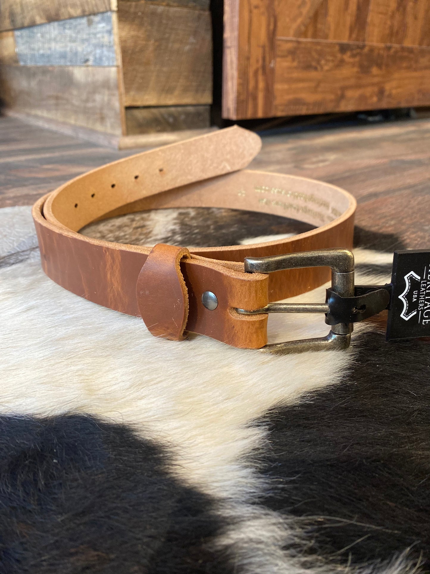 Heritage Leathers USA Leather Belt